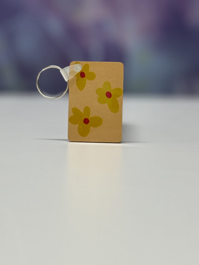 Keychain: Yellow Flower
