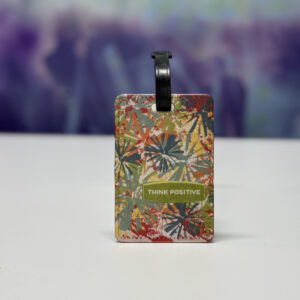 Luggage Tag: Think Positive Burst