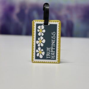 Luggage Tag: True Happiness Flowers