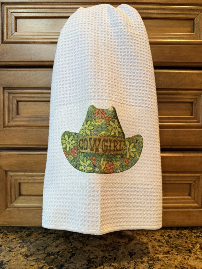 Kitchen Towel: Cowgirl