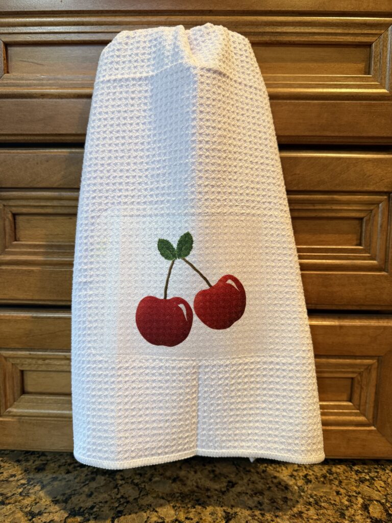 Kitchen Towel: Cherries